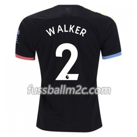 Fußballtrikots Manchester City Walker 2 Auswärts Trikotsatz 2019-2020
